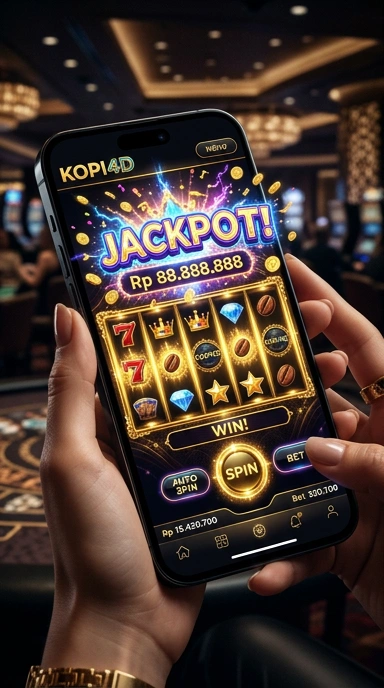 Ilustrasi pengguna yang sedang mengunduh aplikasi di kopi4d.